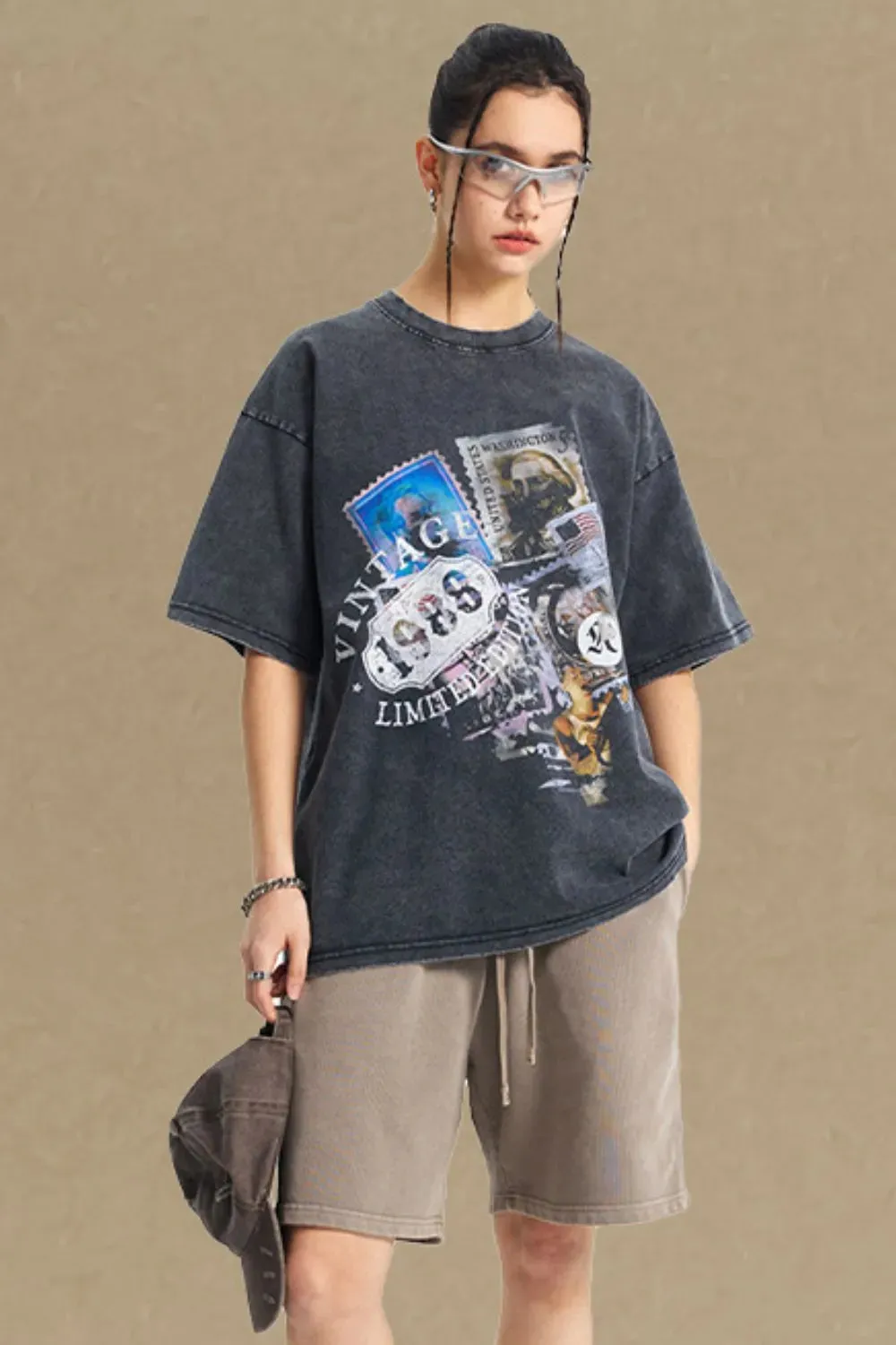 Men's Graphic Round Neck Half Sleeve T-Shirt sold by Gigi Laurent product image thumbnail 3