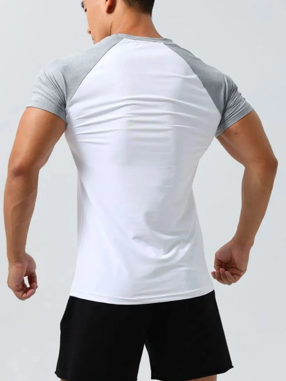 Men's Plus Size Round Neck Short Sleeve T-Shirt sold by Gigi Laurent product image thumbnail 5