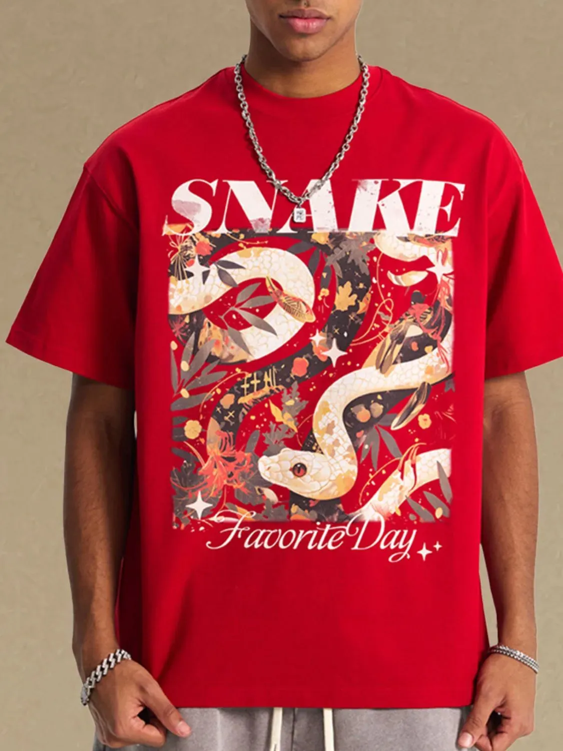 Men's Graphic Round Neck Half Sleeve T-Shirt sold by Gigi Laurent product image thumbnail 2