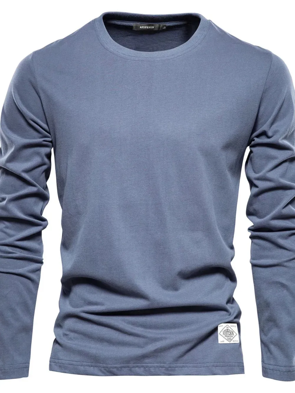Men's Round Neck Long Sleeve T-Shirt sold by Gigi Laurent product image thumbnail 4