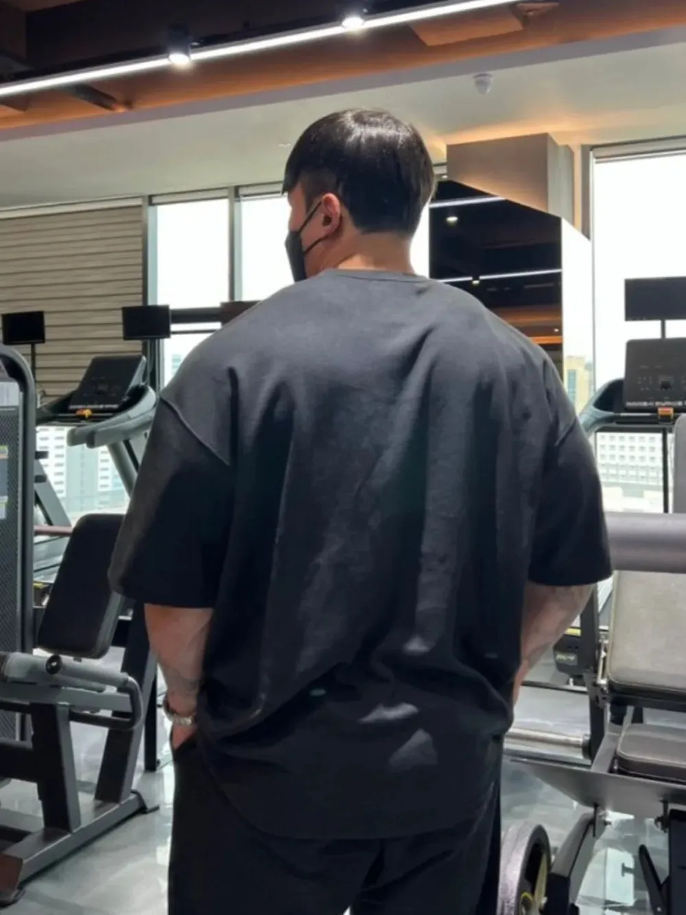 Men's Plus Size Round Neck Letter Graphic T-Shirt sold by Gigi Laurent product image thumbnail 3