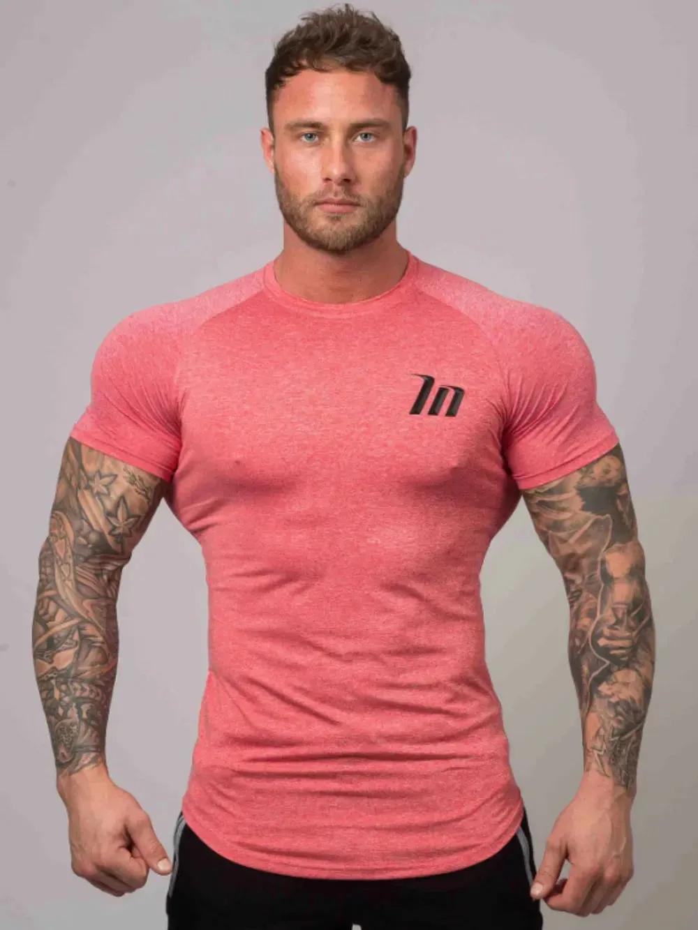 Men's Plus Size Round Neck Short Sleeve T-Shirt sold by Gigi Laurent product image thumbnail 3
