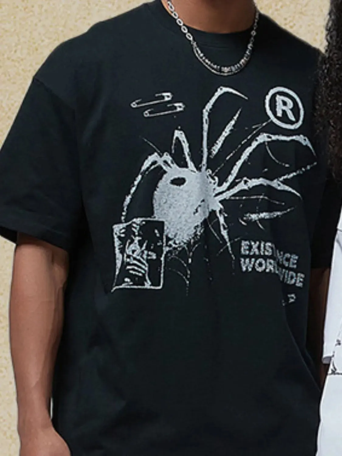 Men's Graphic Round Neck Half Sleeve T-Shirt sold by Gigi Laurent product image thumbnail 2