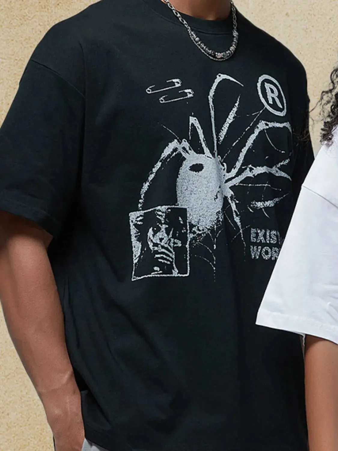 Men's Graphic Round Neck Half Sleeve T-Shirt sold by Gigi Laurent product image thumbnail 3