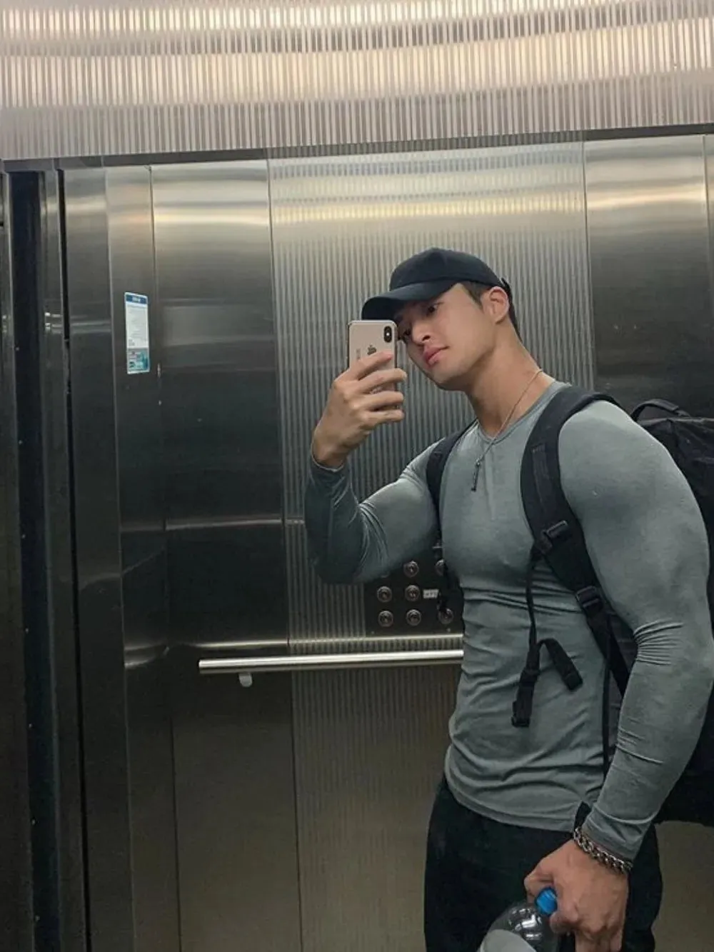 Men's Plus Size Round Neck Breathable T-Shirt sold by Gigi Laurent product image thumbnail 3