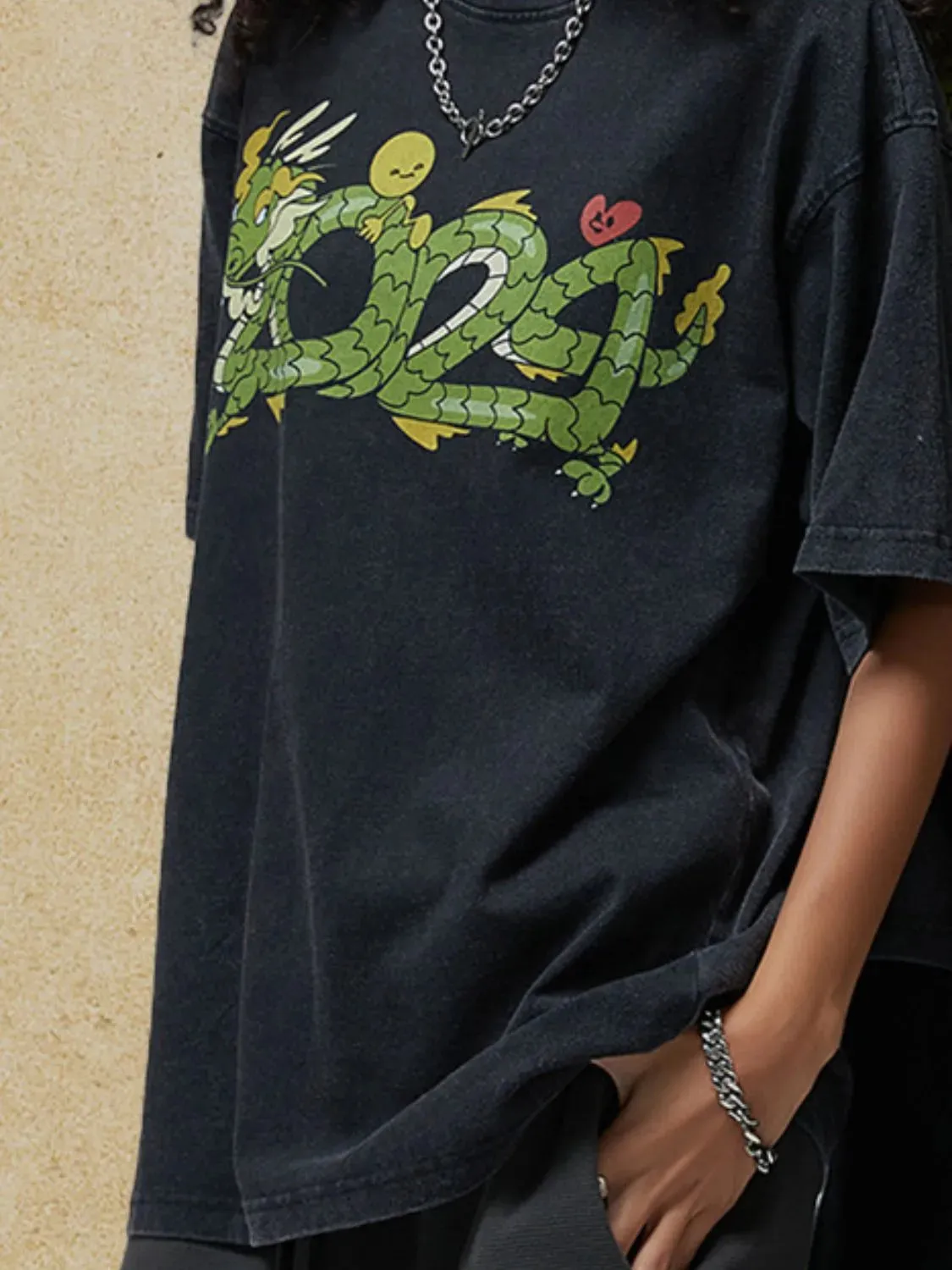 Men's Graphic Round Neck Half Sleeve T-Shirt sold by Gigi Laurent product image thumbnail 3