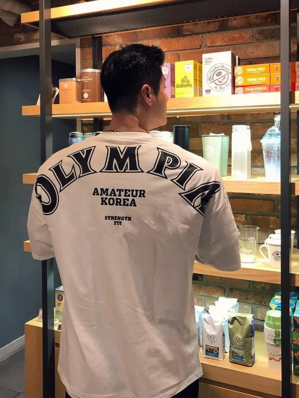 Men's Plus Size Letter Graphic Round Neck T-Shirt sold by Gigi Laurent