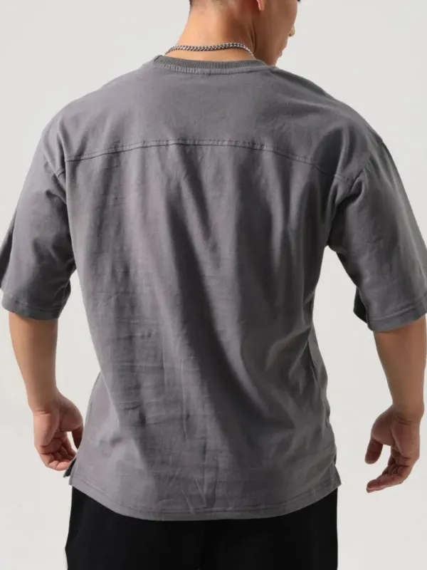 Men's Plus Size Round Neck Half Sleeve T-Shirt sold by Gigi Laurent