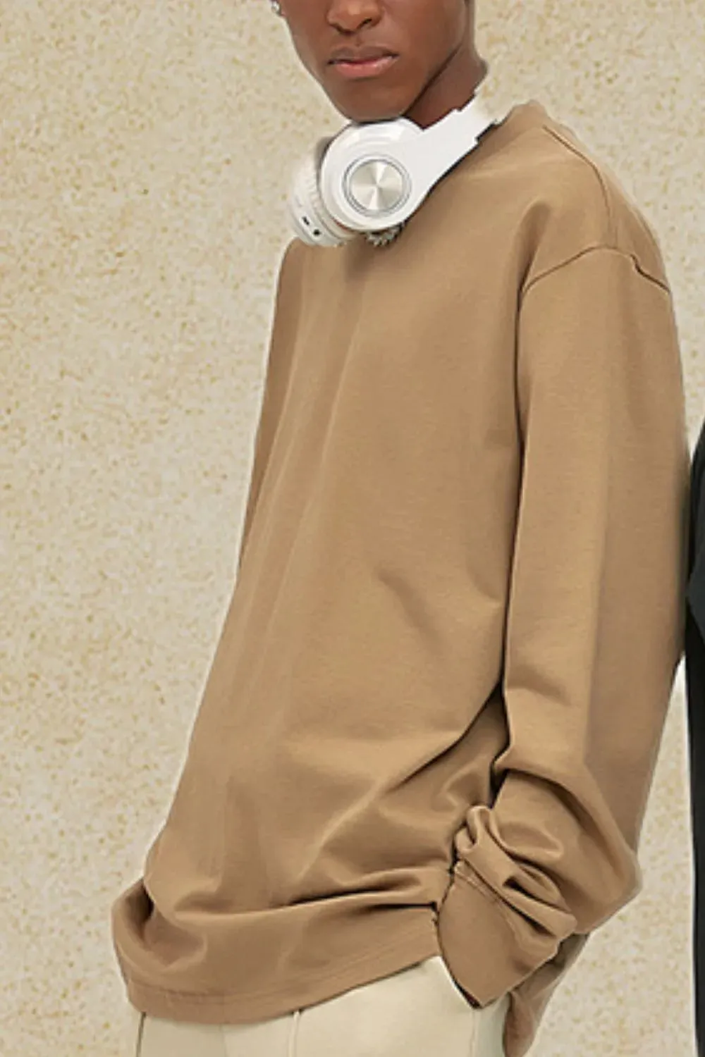 Men's Round Neck Long Sleeve T-Shirt sold by Gigi Laurent product image thumbnail 2