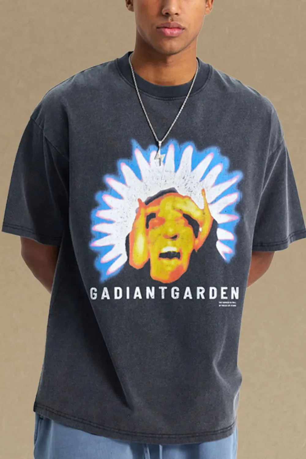 Men's Graphic Round Neck Half Sleeve T-Shirt sold by Gigi Laurent product image thumbnail 2