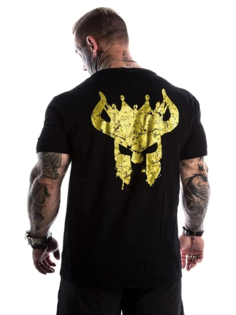 Men's Plus Size Graphic Back Round Neck Short Sleeve T-Shirt sold by Gigi Laurent product image thumbnail 2