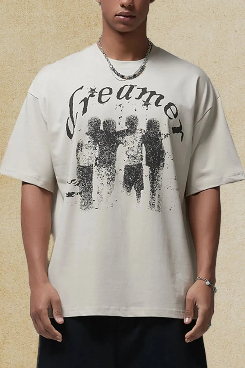 Men's Graphic Round Neck Half Sleeve T-Shirt sold by Gigi Laurent product image thumbnail 5