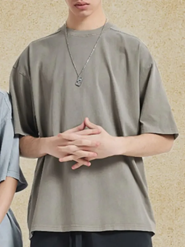 Men's Round Neck Half Sleeve T-Shirt sold by Gigi Laurent