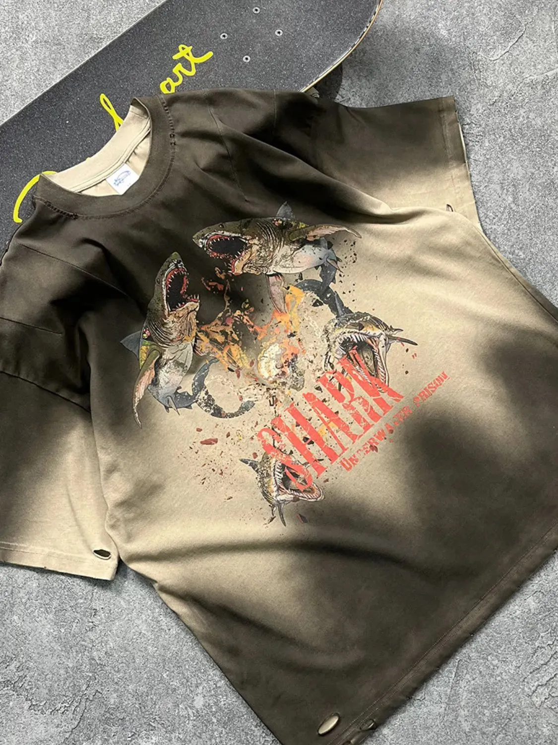 Men's Graphic Round Neck Half Sleeve T-Shirt sold by Gigi Laurent product image thumbnail 2