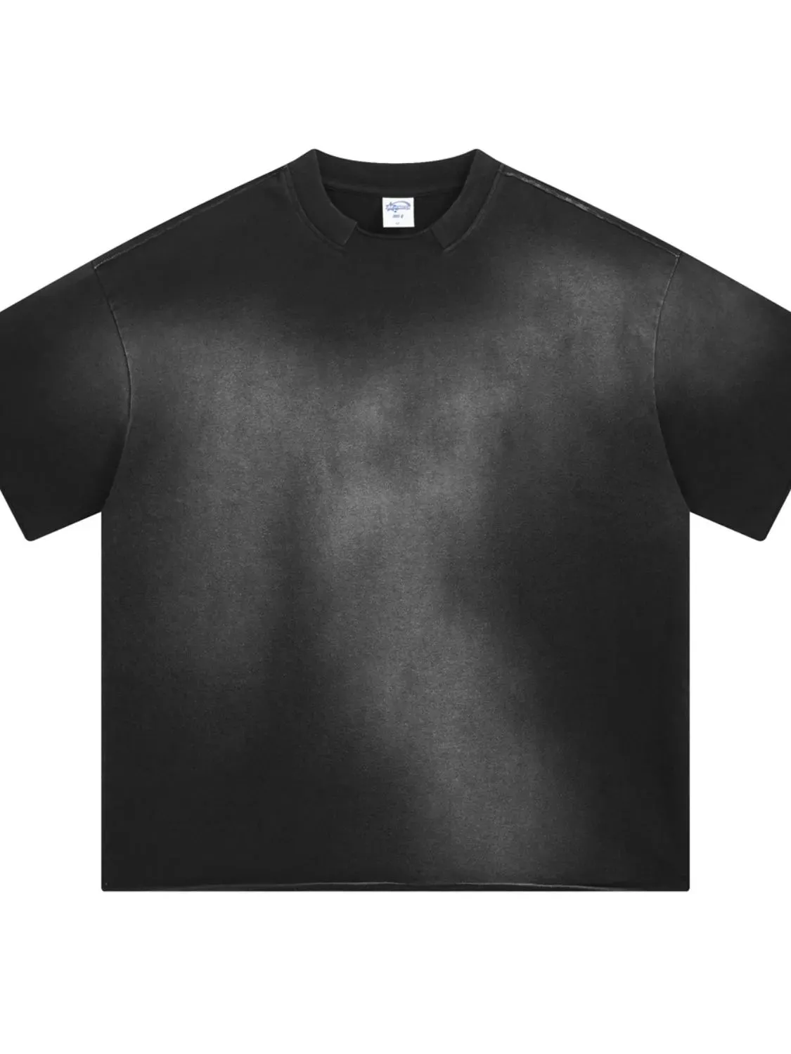 Men's Washed Round Neck Gradient T-Shirt sold by Gigi Laurent product image thumbnail 2