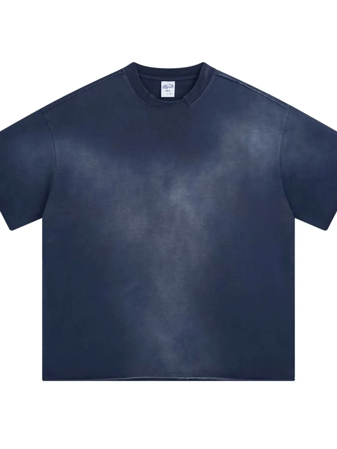 Men's Washed Round Neck Gradient T-Shirt sold by Gigi Laurent product image thumbnail 4