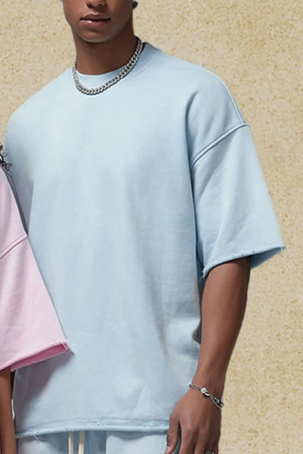 Men's Round Neck Half Sleeve T-Shirt sold by Gigi Laurent product image thumbnail 3