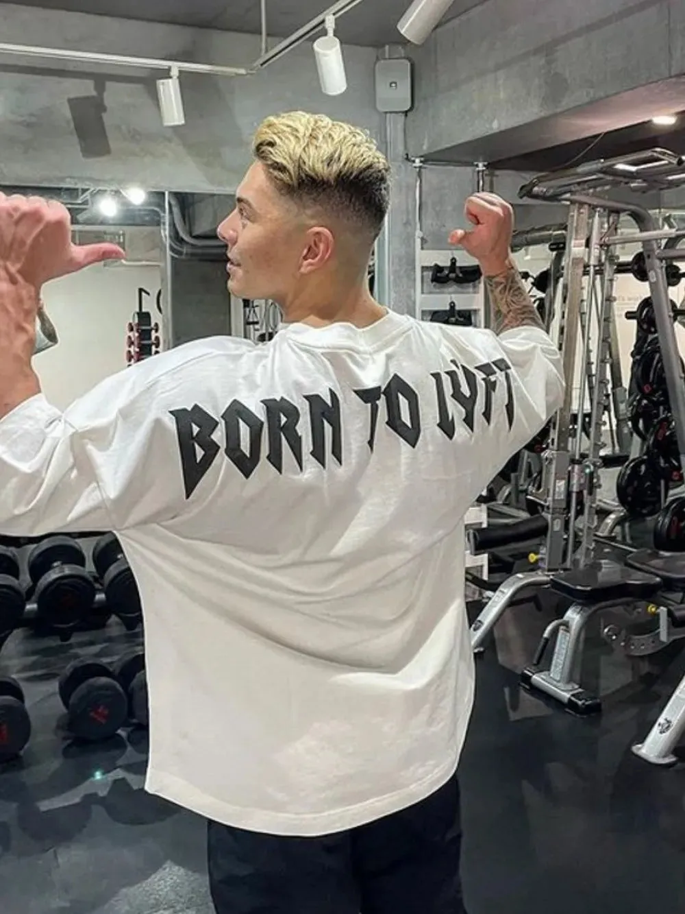 Men's Plus Size Letter Round Neck Half Sleeve T-Shirt sold by Gigi Laurent product image thumbnail 3