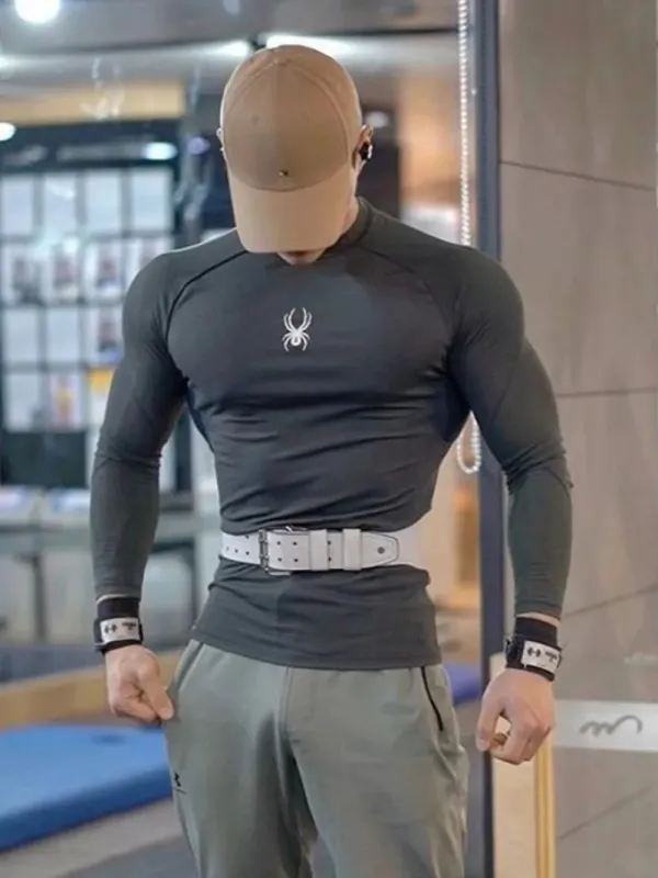 Men's Plus Size Round Neck Long Sleeve T-Shirt sold by Gigi Laurent