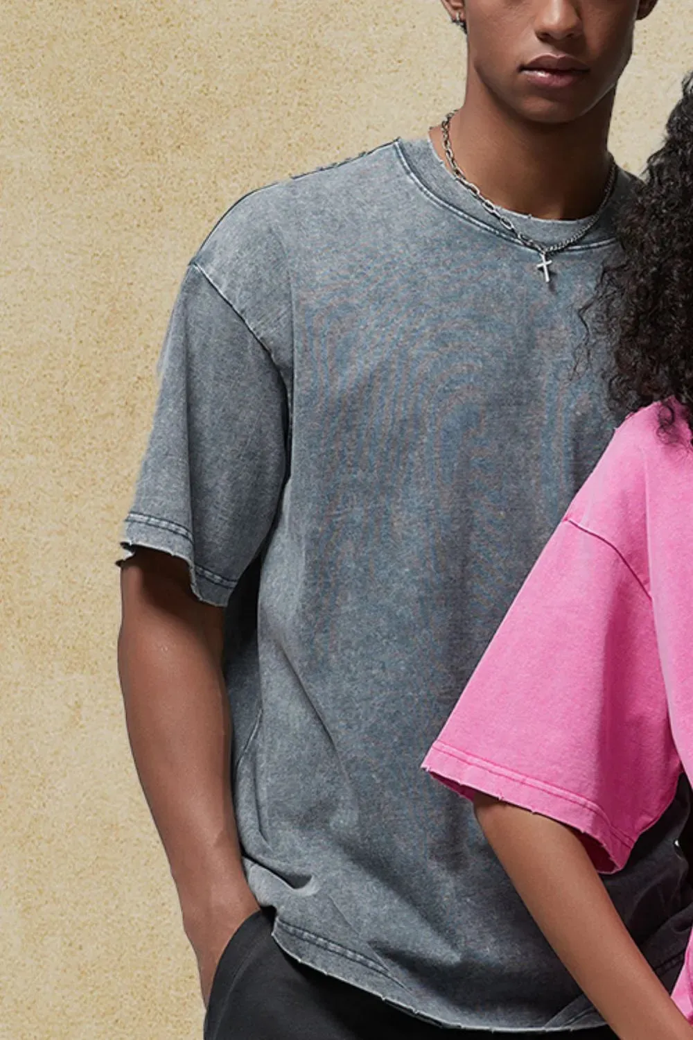 Men's Round Neck Half Sleeve T-Shirt sold by Gigi Laurent product image thumbnail 3