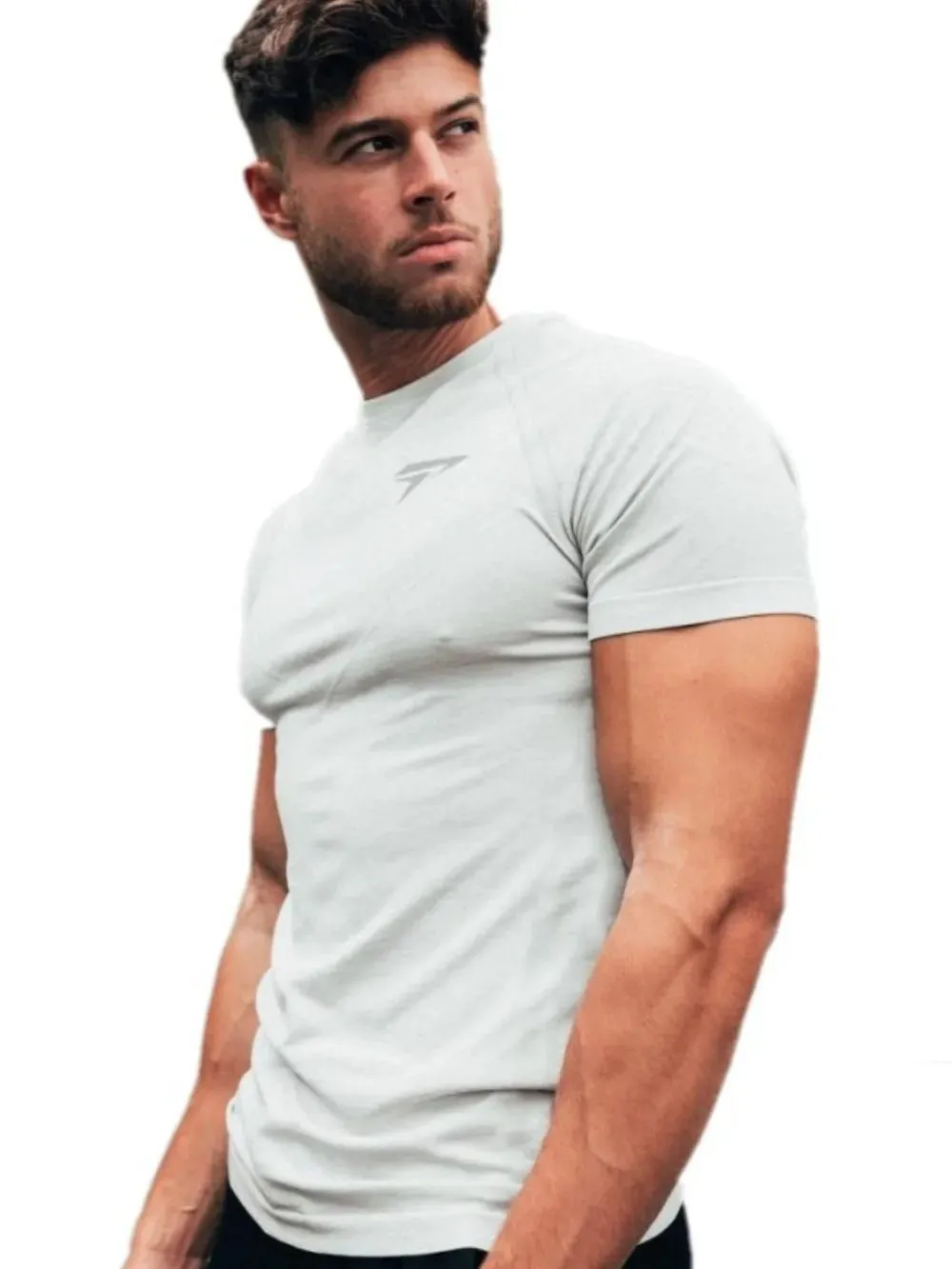 Men's Plus Size Round Neck Short Sleeve T-Shirt sold by Gigi Laurent product image thumbnail 5