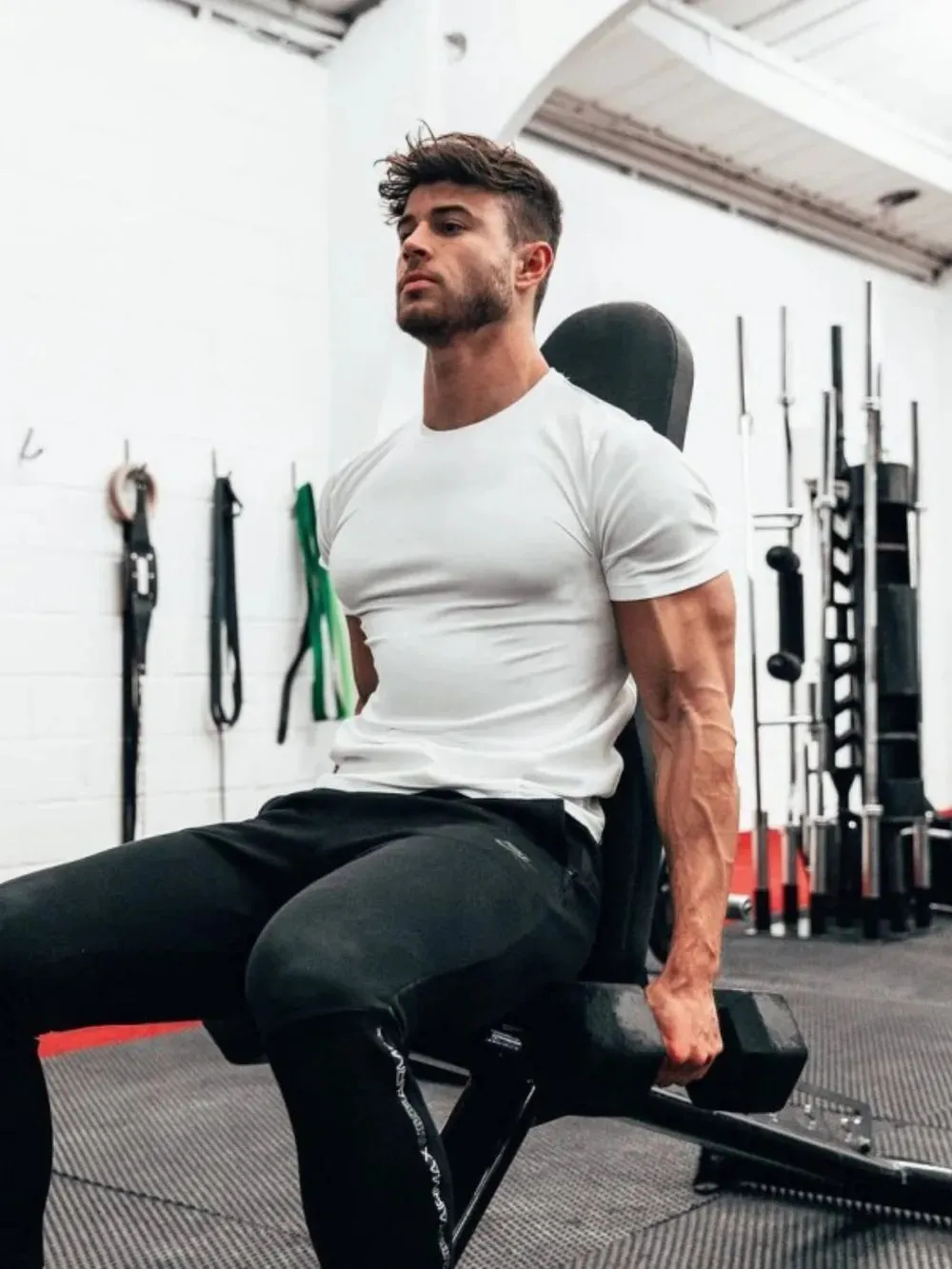 Men's Plus Size Round Neck Short Sleeve T-Shirt sold by Gigi Laurent product image thumbnail 3