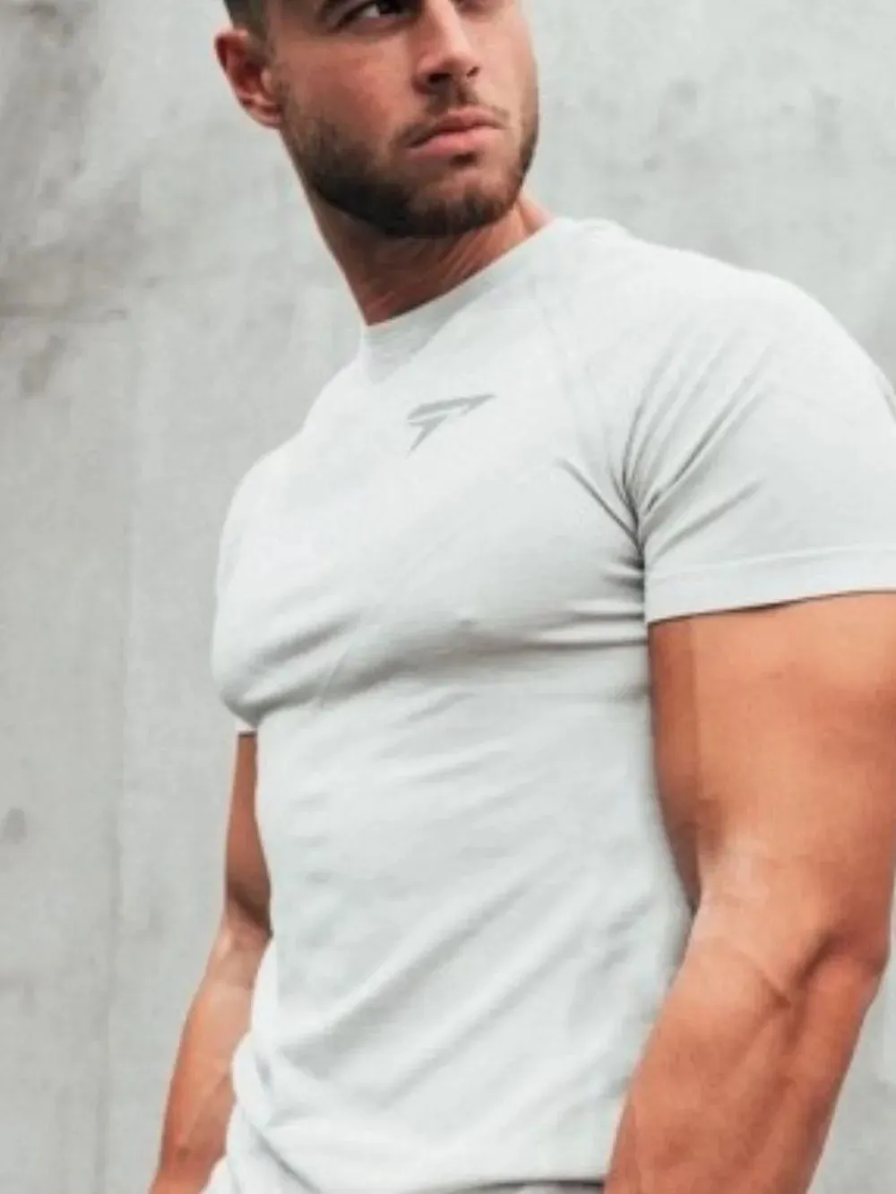Men's Plus Size Round Neck Short Sleeve T-Shirt sold by Gigi Laurent product image thumbnail 2