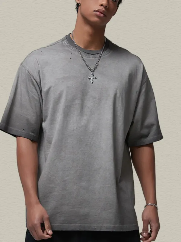 Men's Round Neck Half Sleeve T-Shirt sold by Gigi Laurent