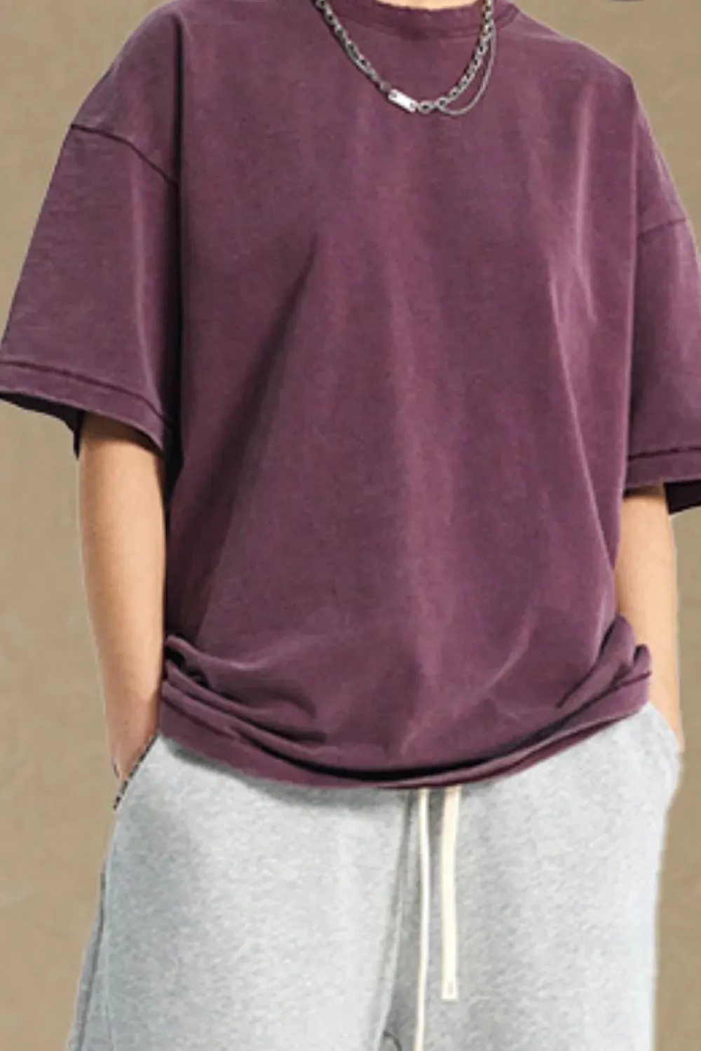 Men's Round Neck Half Sleeve T-Shirt sold by Gigi Laurent product image thumbnail 5