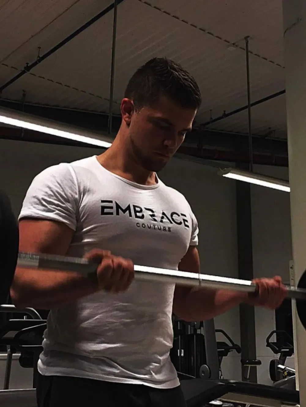 Men's Letter Graphic Round Neck Short Sleeve T-Shirt sold by Gigi Laurent