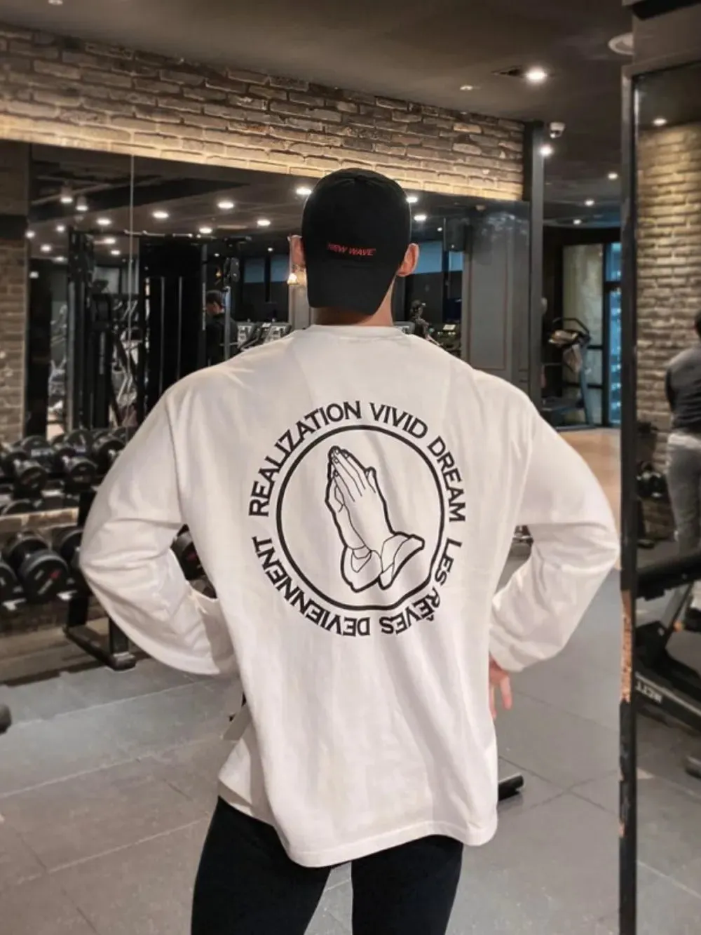 Men's Graphic Round Neck Long Sleeve T-Shirt sold by Gigi Laurent product image thumbnail 2