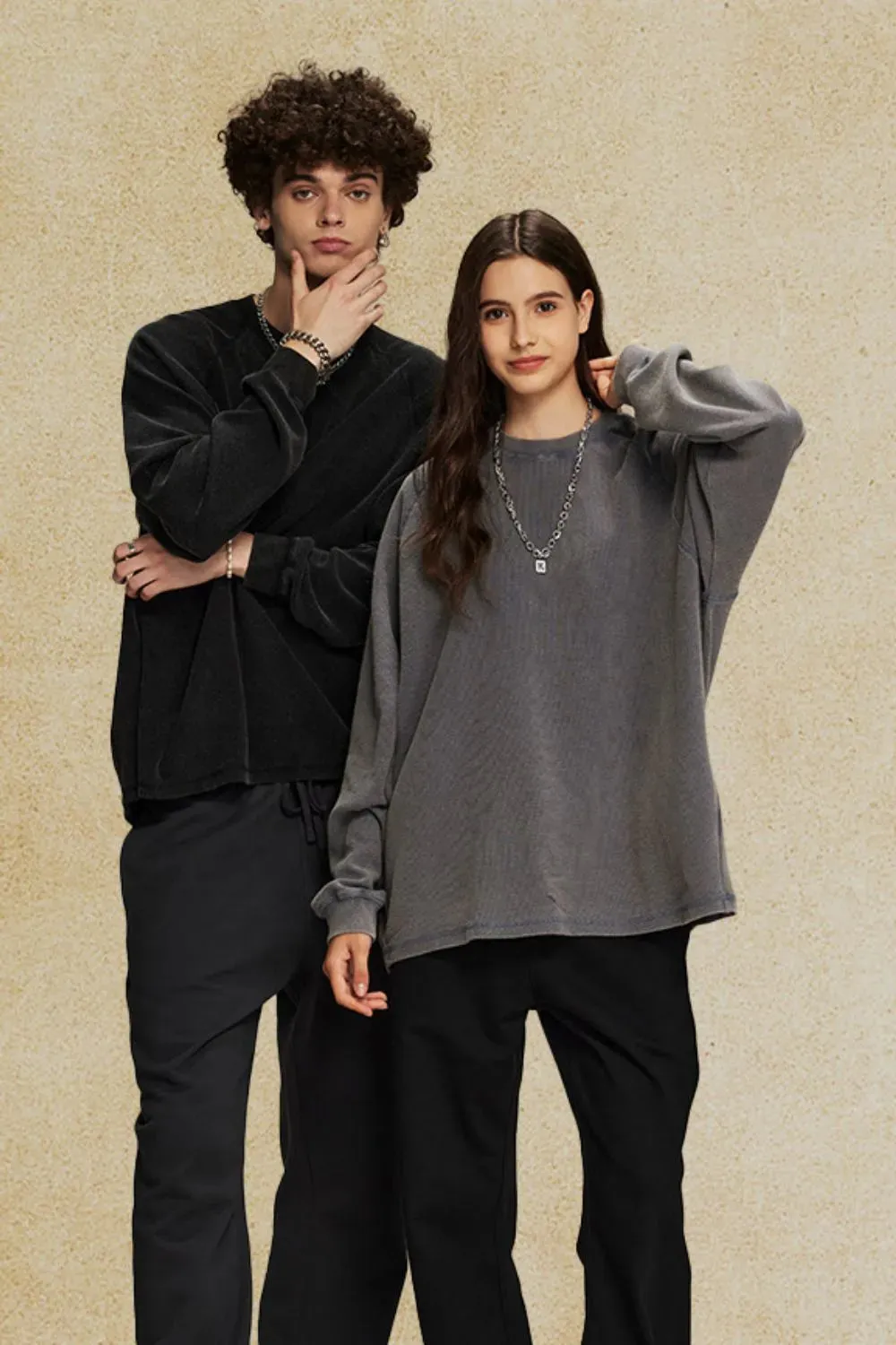 Men's Round Neck Long Sleeve T-Shirt sold by Gigi Laurent product image thumbnail 2