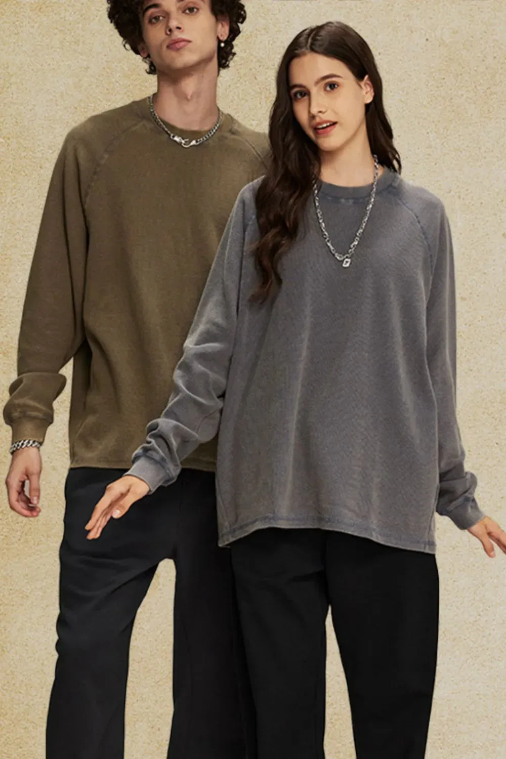 Men's Round Neck Long Sleeve T-Shirt sold by Gigi Laurent