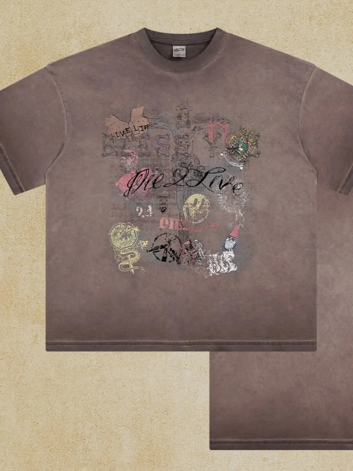 Men's Graphic Round Neck Half Sleeve T-Shirt sold by Gigi Laurent product image thumbnail 5