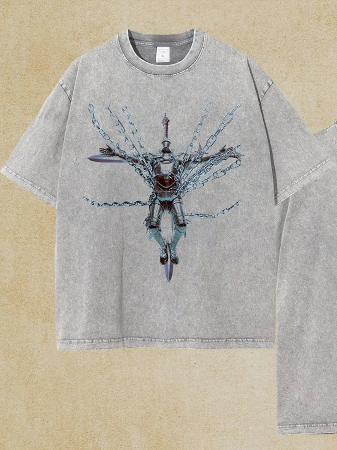 Men's Round Neck Graphic T-Shirt sold by Gigi Laurent product image thumbnail 5