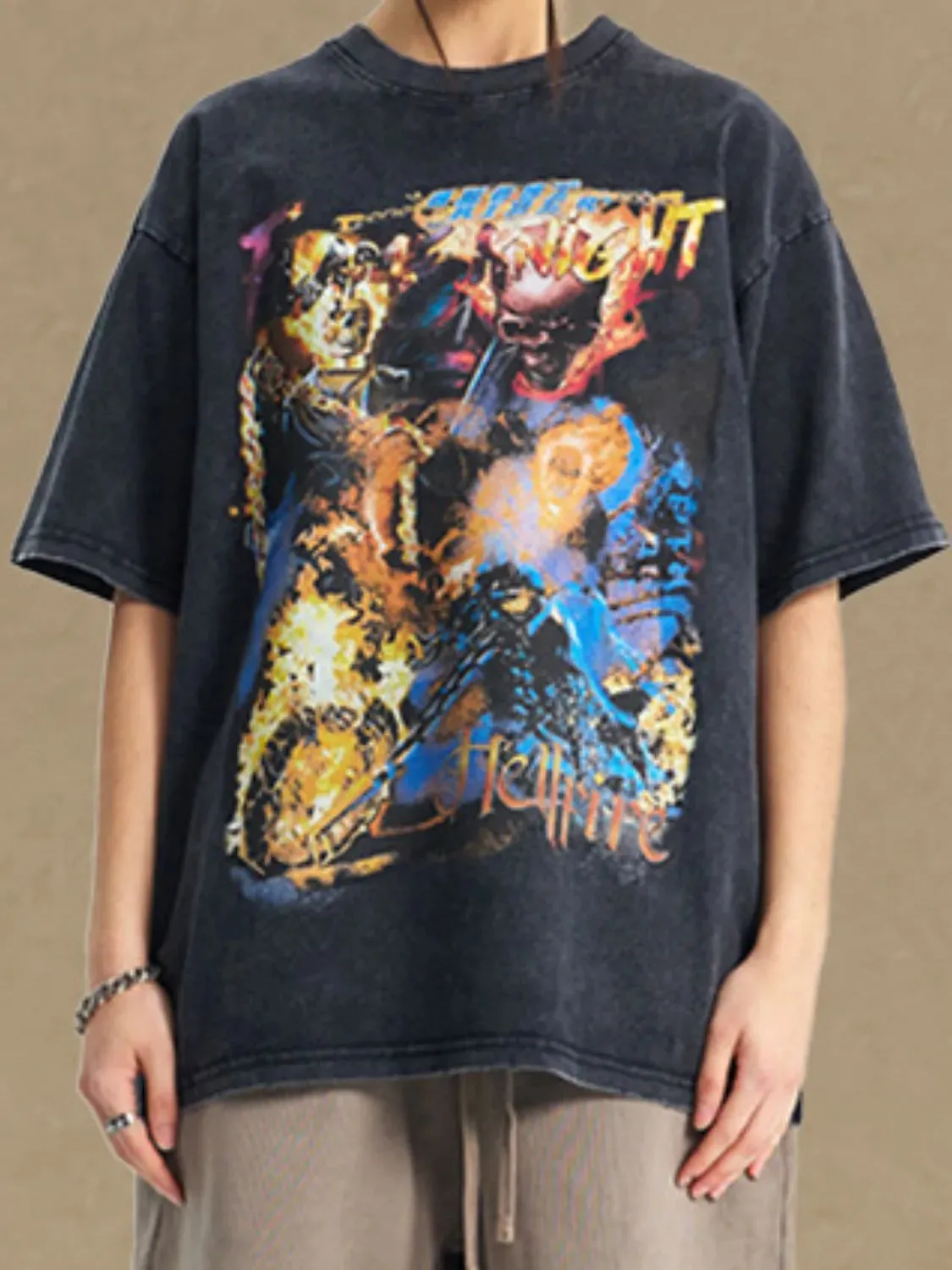 Men's Graphic Round Neck Half Sleeve T-Shirt sold by Gigi Laurent product image thumbnail 3