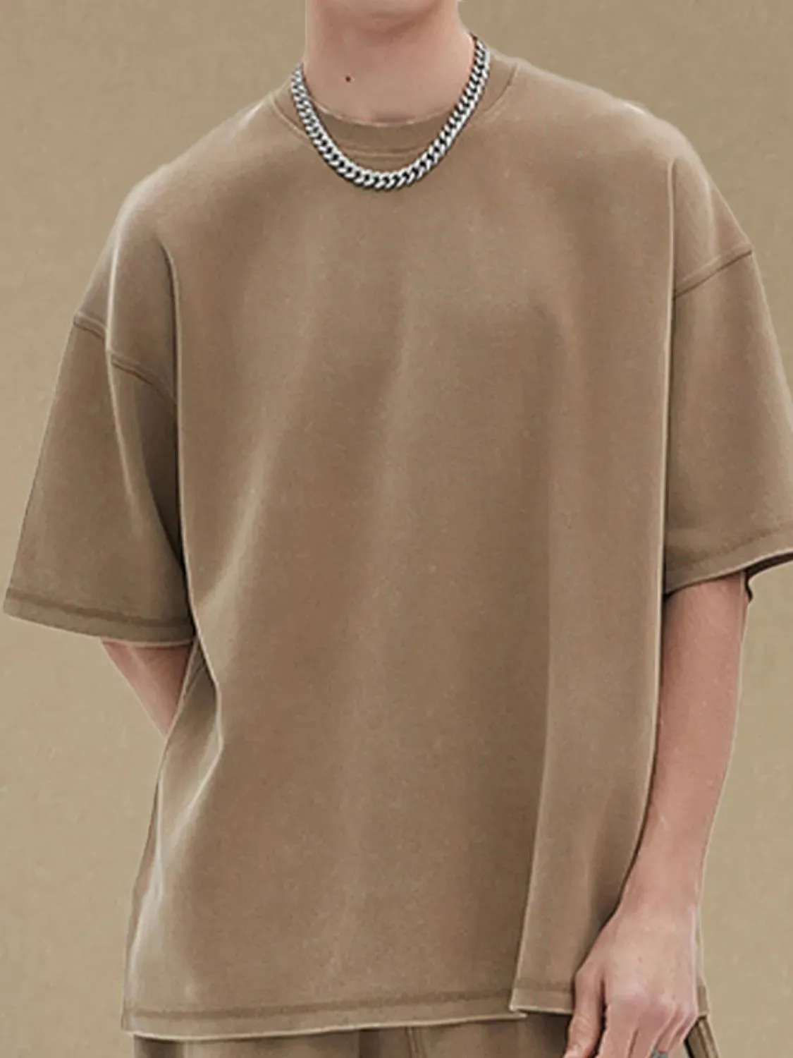 Men's Round Neck Half Sleeve T-Shirt sold by Gigi Laurent product image thumbnail 2