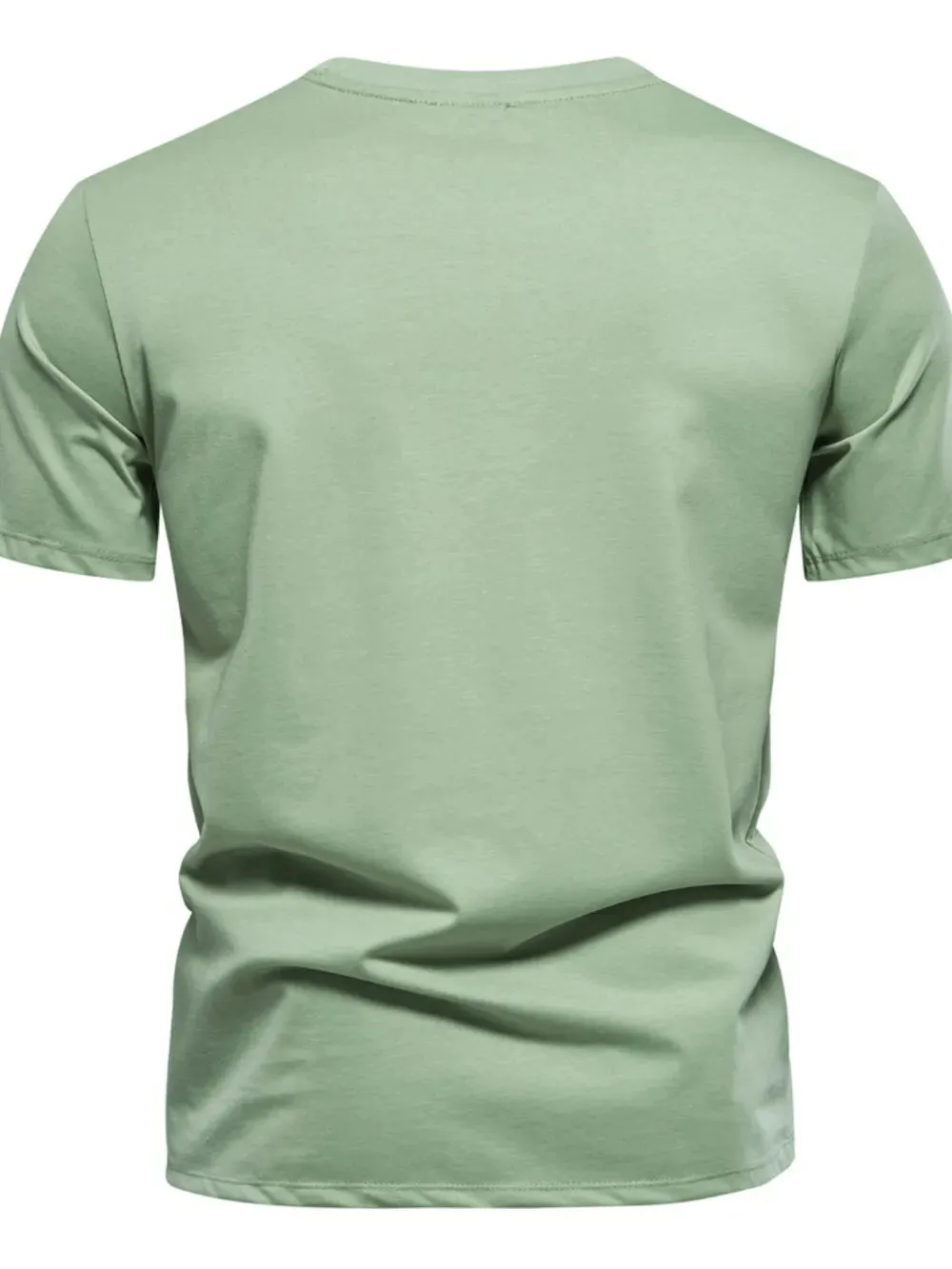 Men's Round Neck Geometric Embroidered T-Shirt sold by Gigi Laurent product image thumbnail 2
