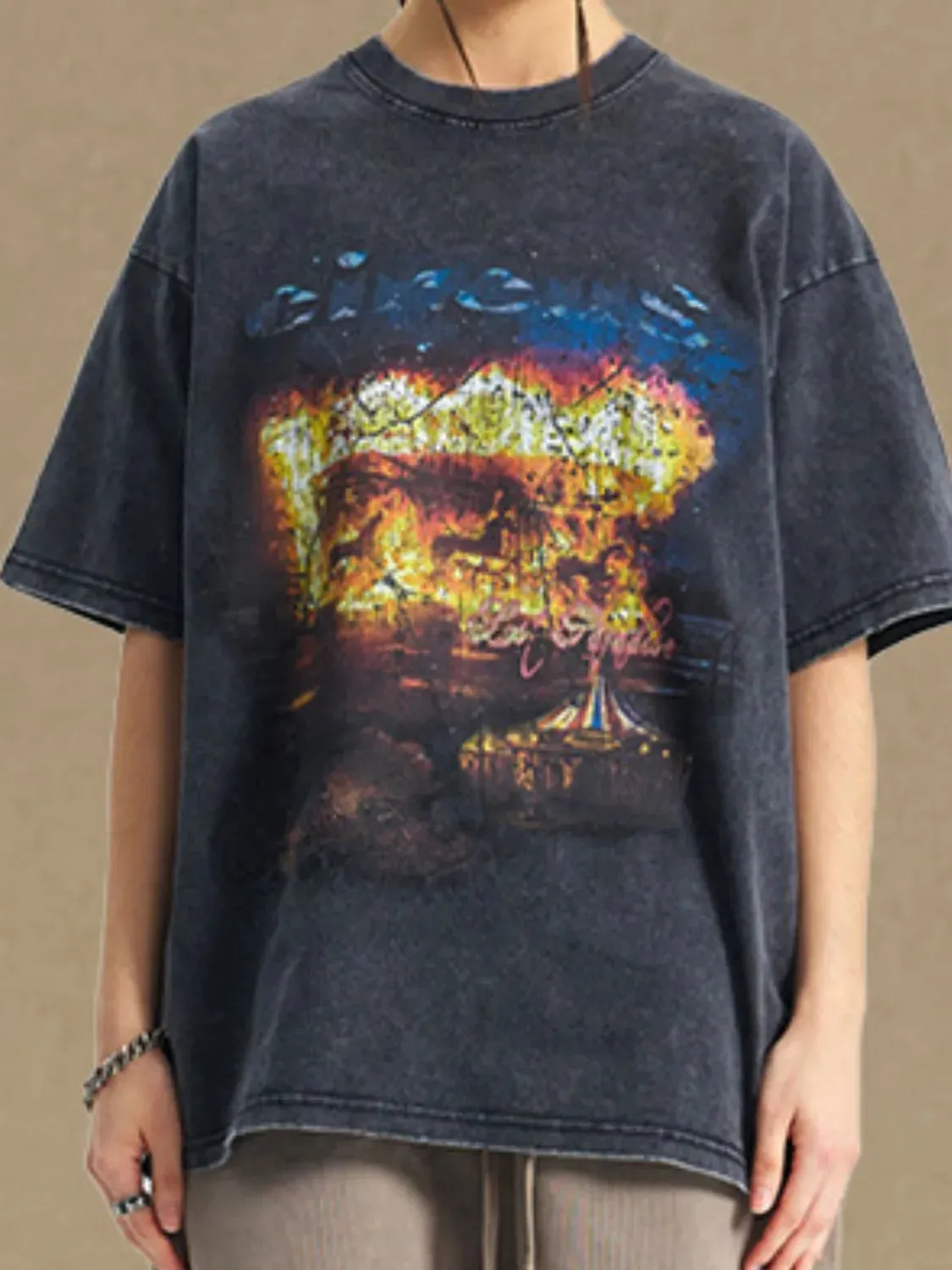 Men's Graphic Round Neck Half Sleeve T-Shirt sold by Gigi Laurent product image thumbnail 3