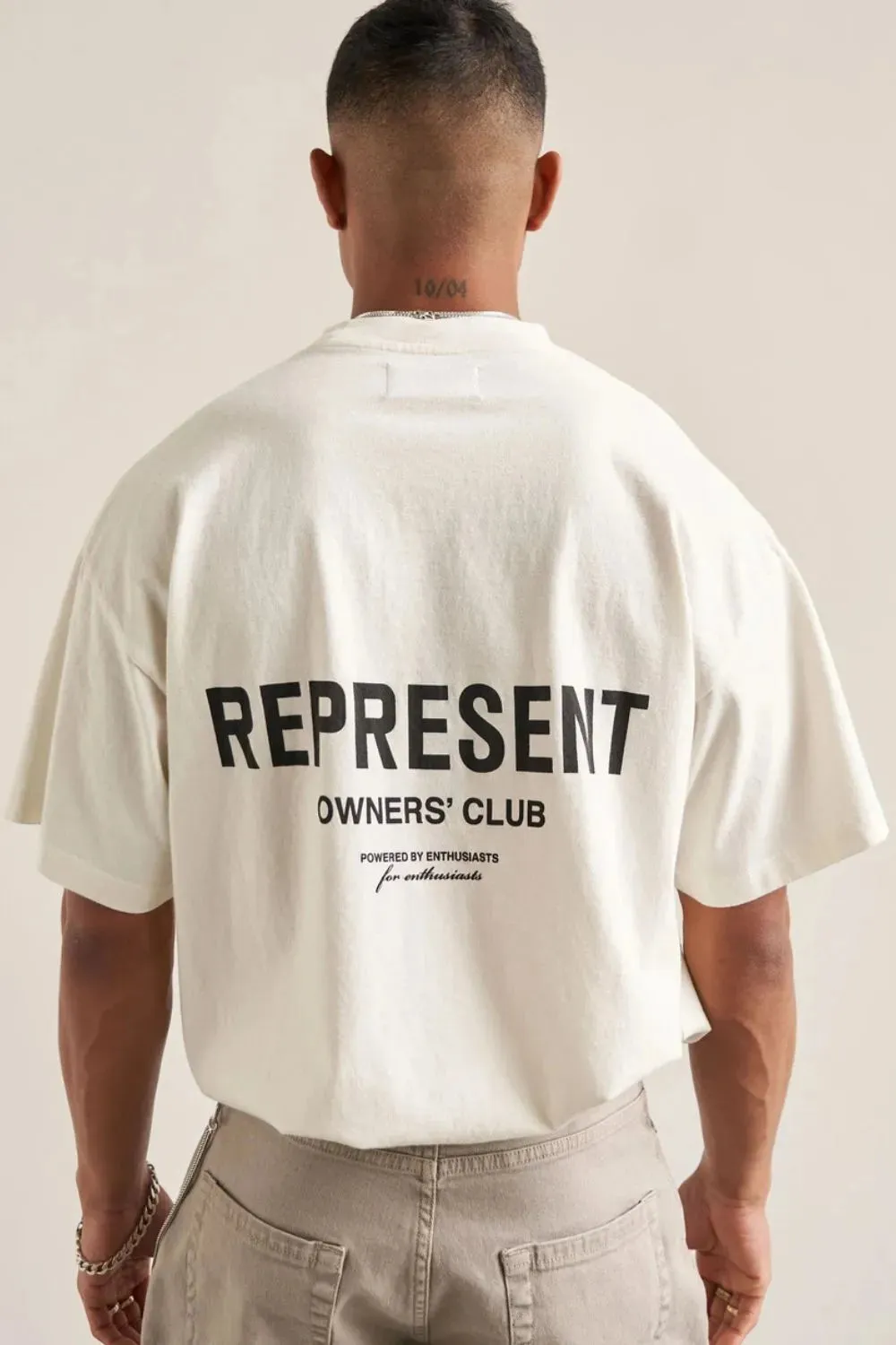 Men's Plus Size Letter Round Neck Half Sleeve T-Shirt sold by Gigi Laurent product image thumbnail 2