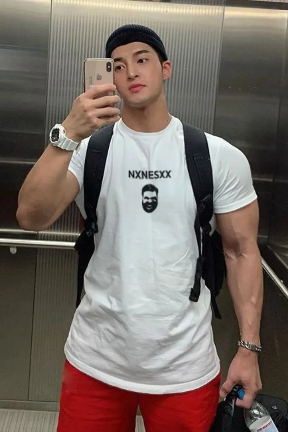 Men's Plus Size Round Neck Short Sleeve T-Shirt sold by Gigi Laurent product image thumbnail 3