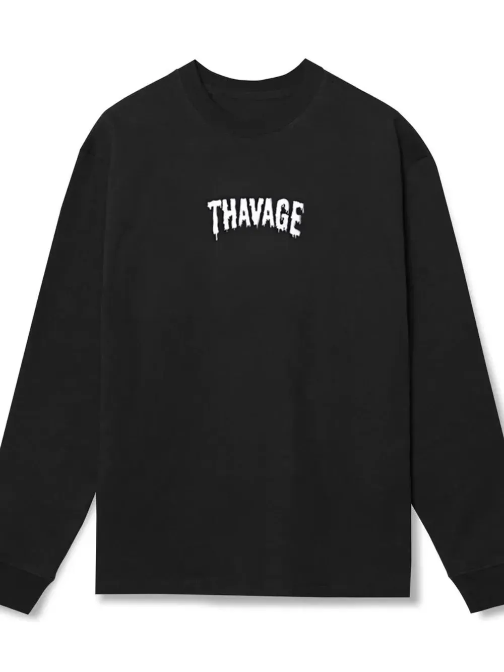 Men's Plus Size Letter Round Neck Long Sleeve T-Shirt sold by Gigi Laurent product image thumbnail 5