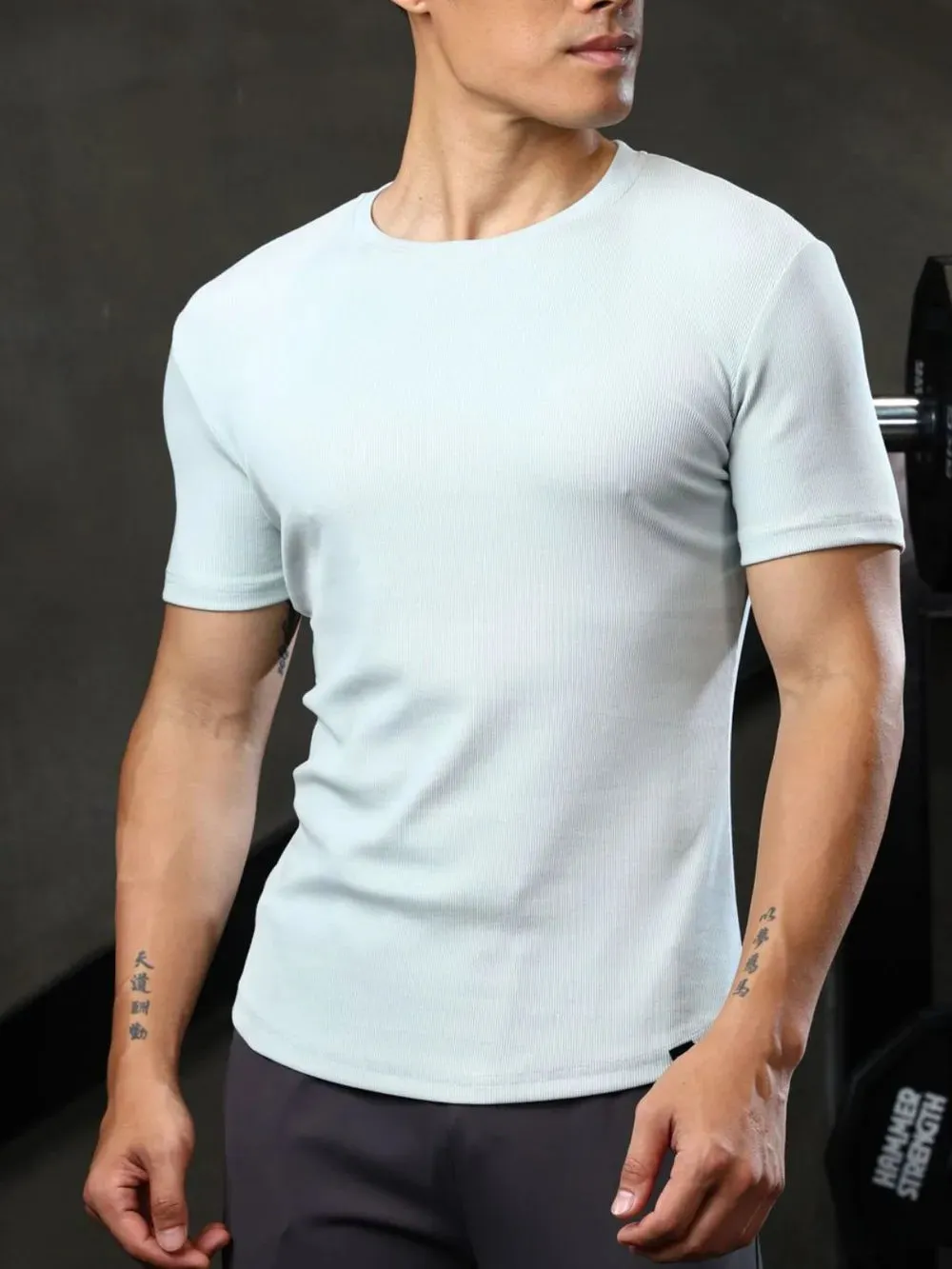 Men's Plus Size Round Neck Short Sleeve T-Shirt sold by Gigi Laurent product image thumbnail 5