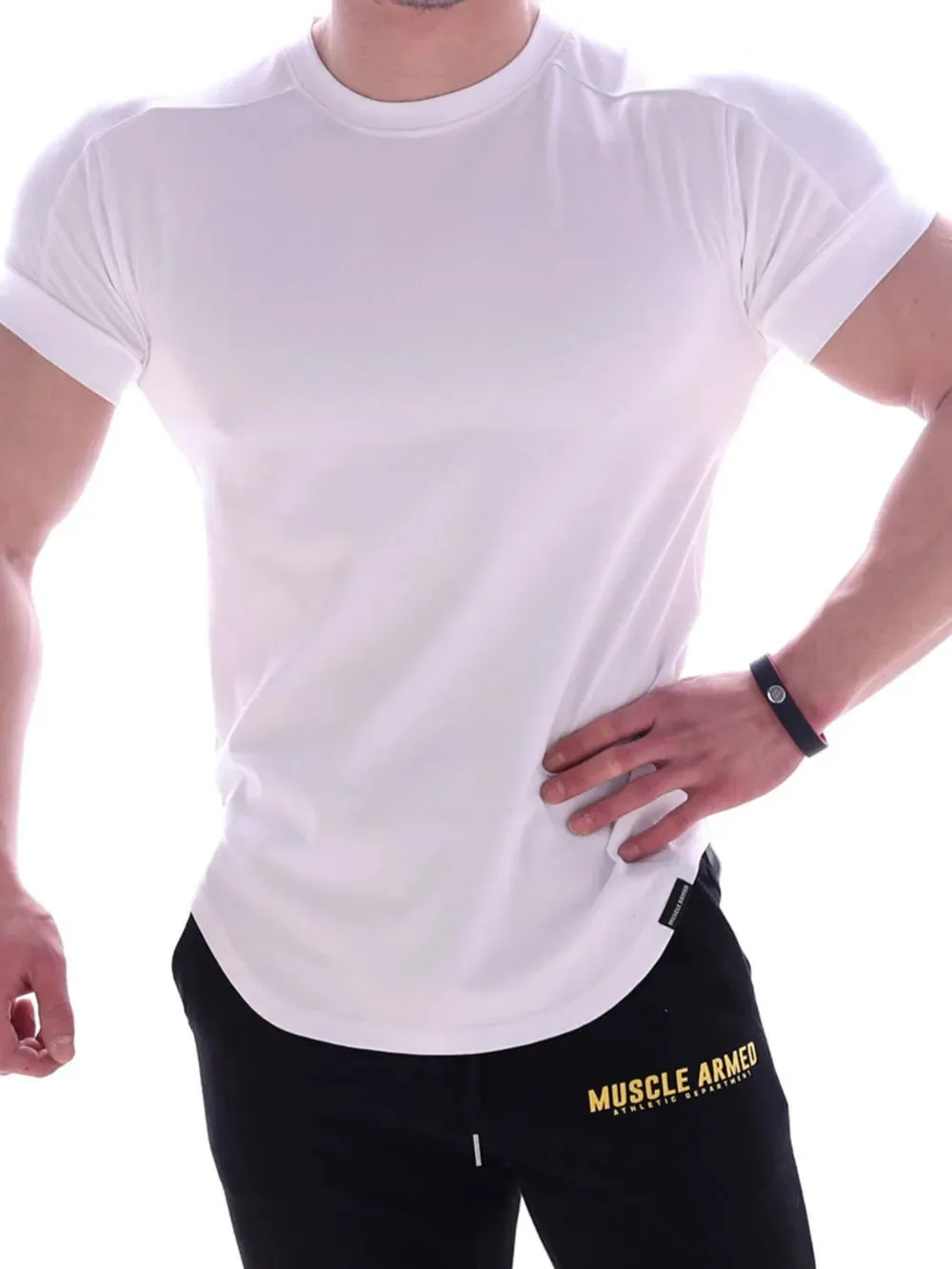 Men's Round Neck Short Sleeve T-Shirt sold by Gigi Laurent product image thumbnail 4