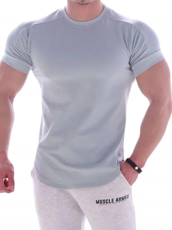 Men's Round Neck Short Sleeve T-Shirt sold by Gigi Laurent