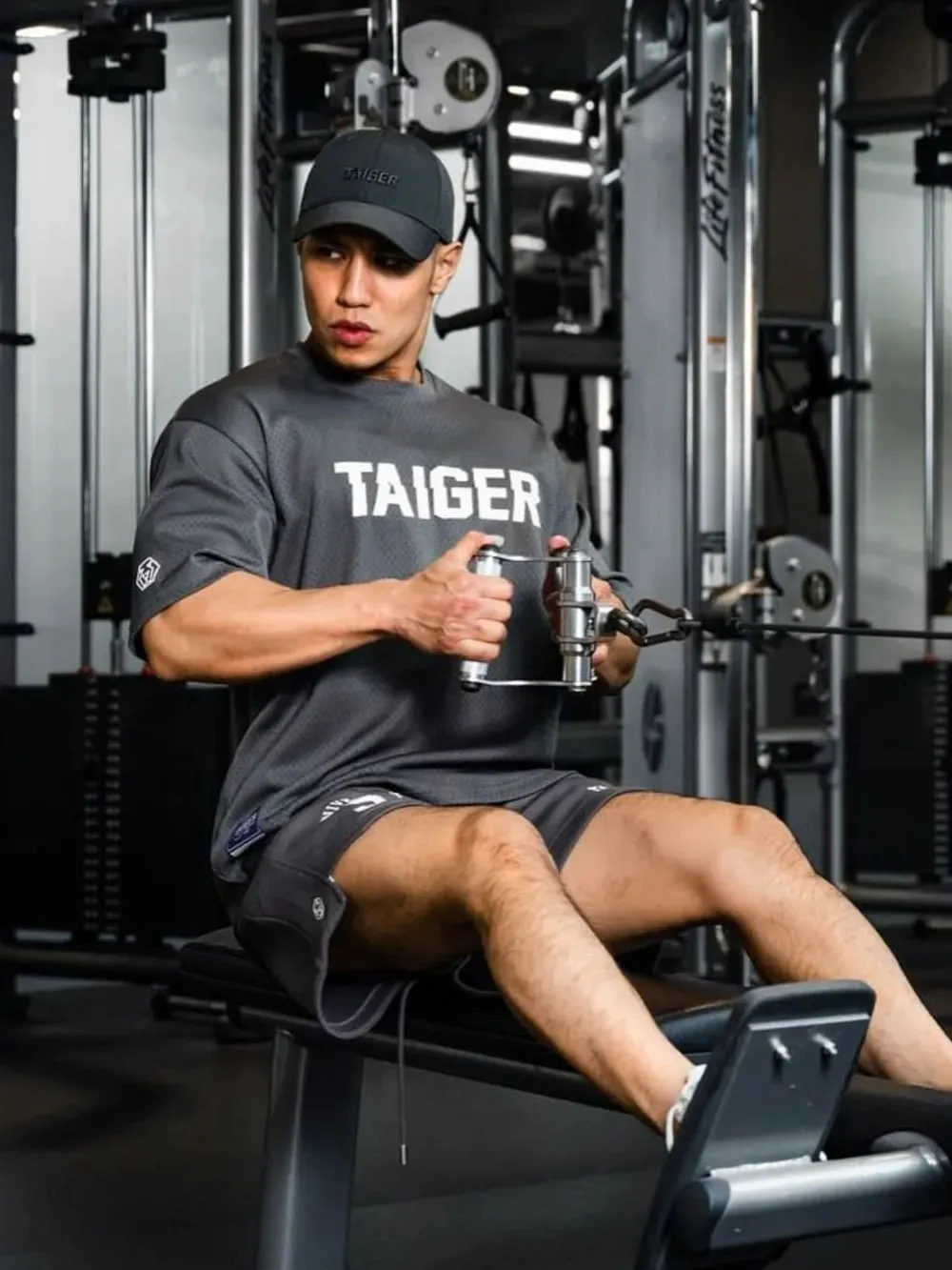 Men's Plus Size Letter Graphic Round Neck Half Sleeve T-Shirt sold by Gigi Laurent product image thumbnail 5