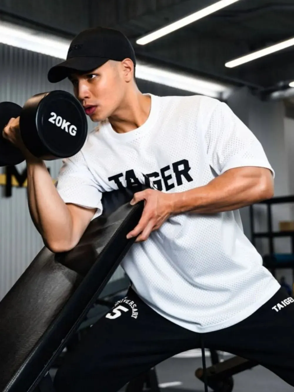 Men's Plus Size Letter Graphic Round Neck Half Sleeve T-Shirt sold by Gigi Laurent product image thumbnail 2