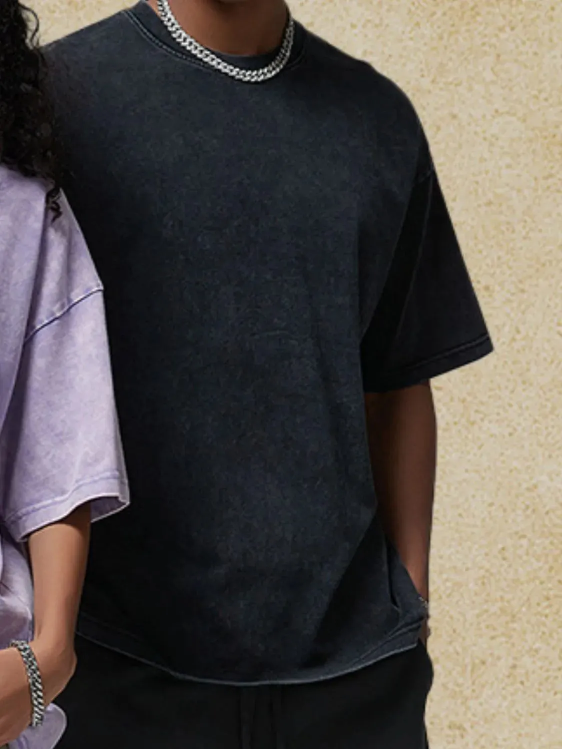 Men's Round Neck Half Sleeve T-Shirt sold by Gigi Laurent product image thumbnail 3