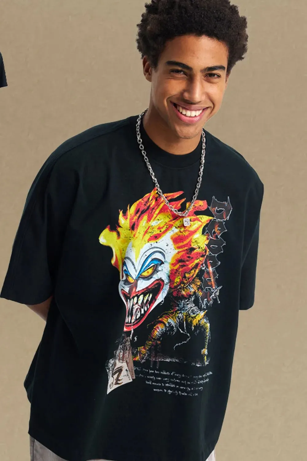 Men's Graphic Round Neck Half Sleeve T-Shirt sold by Gigi Laurent product image thumbnail 3