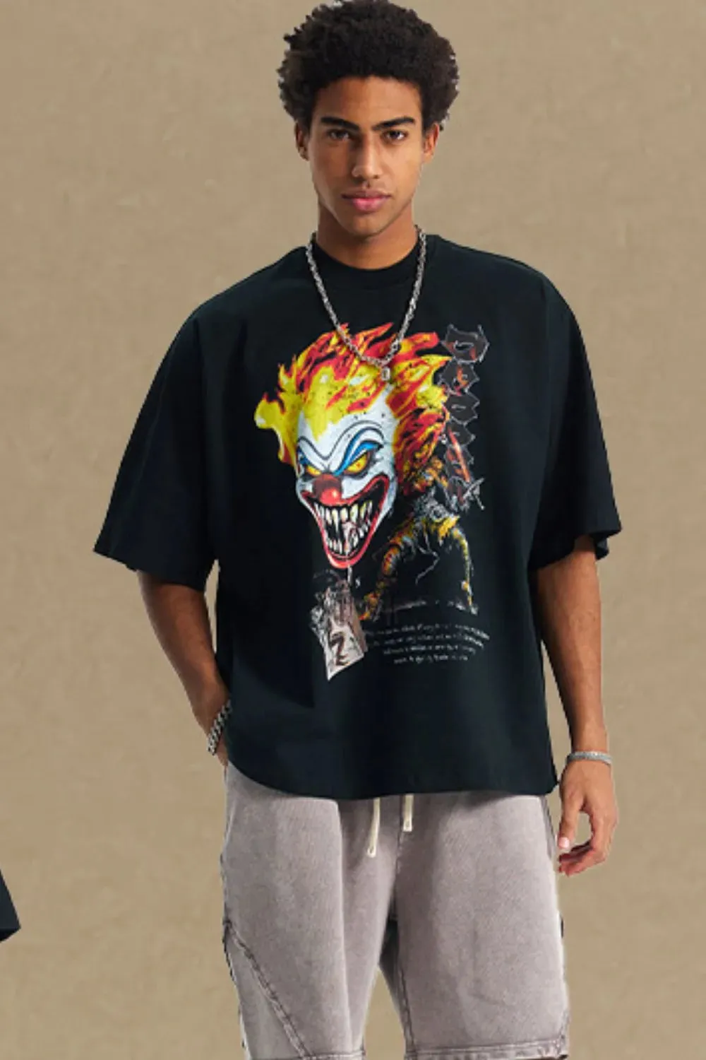 Men's Graphic Round Neck Half Sleeve T-Shirt sold by Gigi Laurent product image thumbnail 4